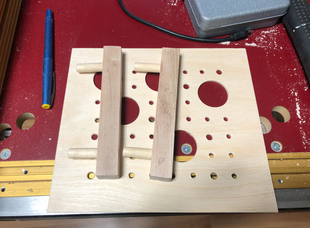 Unfinished handles and faceplate